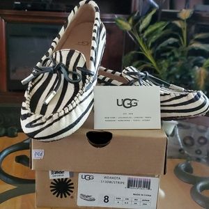 Ugg zebra print loafers